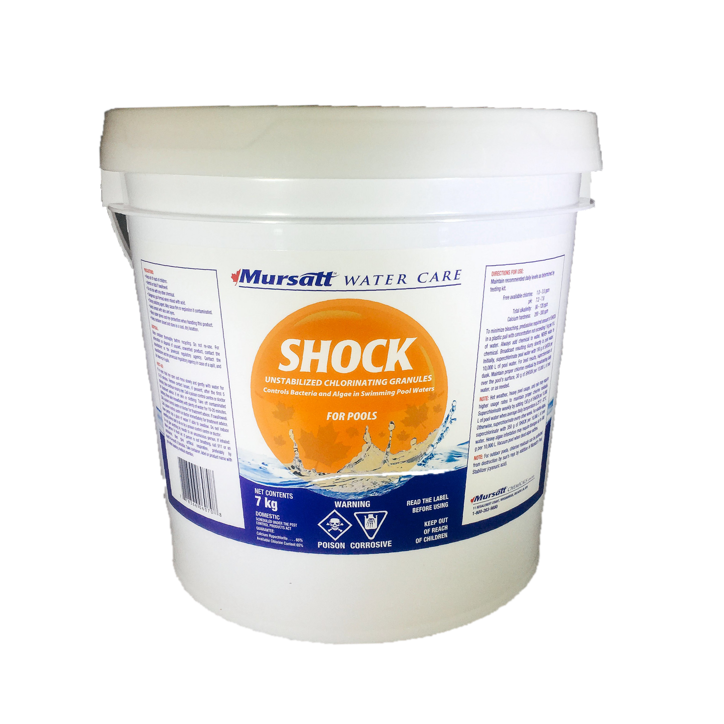 Mursatt: SHOCK Chlorinating granular (65% calhypo) shock