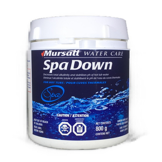 Mursatt: SPA DOWN Decreases Total Alkalinity & pH